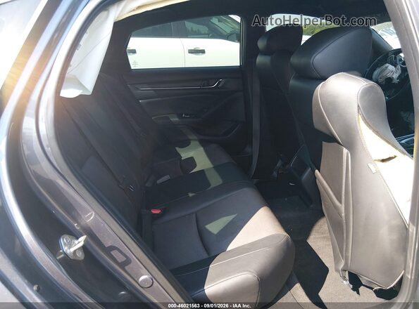 1HGCV1F39KA004195 2019 HONDA ACCORD Gray Vista de la etiqueta del VIN