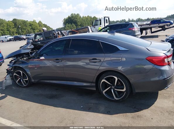1HGCV1F39KA004195 2019 HONDA ACCORD Gray 