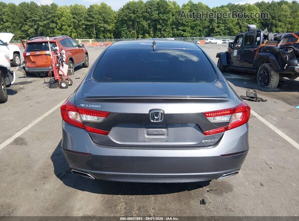 1HGCV1F39KA004195 2019 HONDA ACCORD Gray 