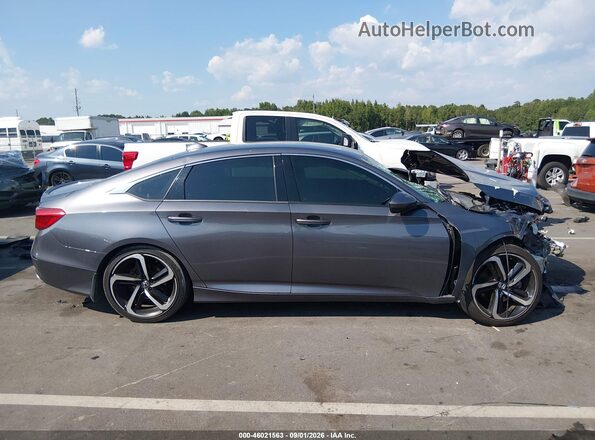 1HGCV1F39KA004195 2019 HONDA ACCORD Gray Vista interior de 360 grados