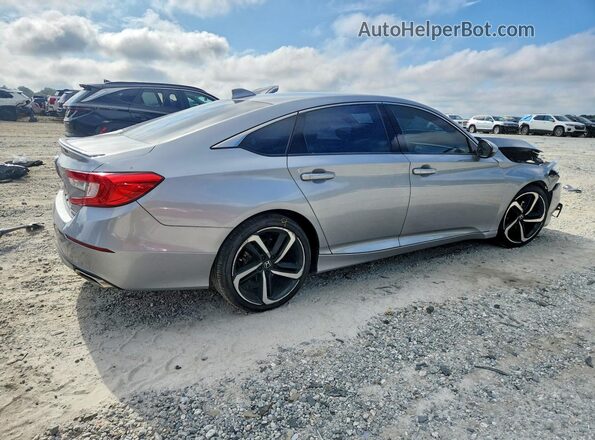 1HGCV1F39KA073548 2019 HONDA ACCORD Silver Задня права чверть