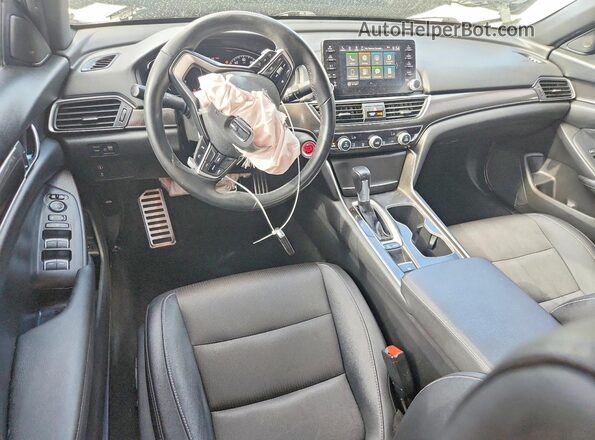 1HGCV1F39KA073548 2019 HONDA ACCORD Silver Вид панелі приладів