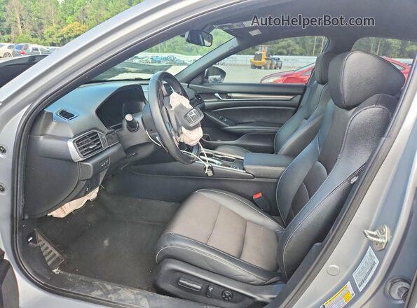 1HGCV1F39KA073548 2019 HONDA ACCORD Silver Вид салону спереду
