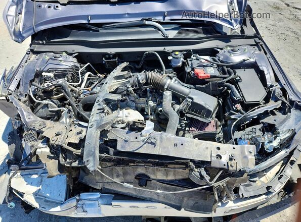 1HGCV1F39KA171589 2019 HONDA ACCORD Gray უკანა სალონის ხედი