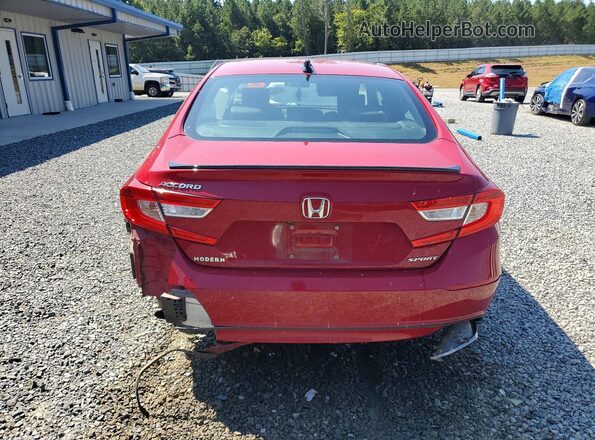 1HGCV1F39MA011229 2021 HONDA ACCORD Red Հետևի տեսք