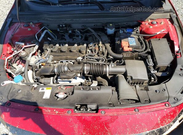 1HGCV1F39MA011229 2021 HONDA ACCORD Red Սալոնի հետևի տեսք
