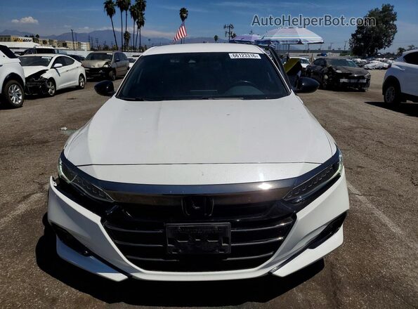 1HGCV1F39MA063203 2021 HONDA ACCORD White წინა ხედი