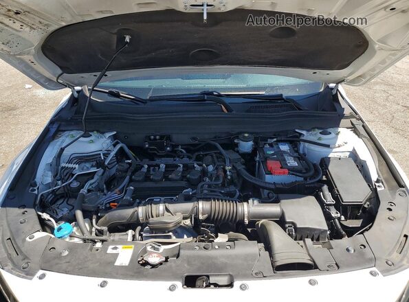1HGCV1F39MA063203 2021 HONDA ACCORD White უკანა სალონის ხედი