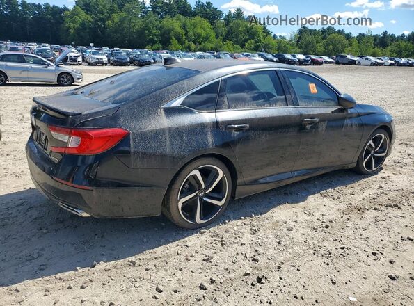 1HGCV1F39NA032633 2022 HONDA ACCORD Black Задня права чверть