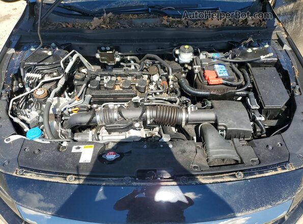 1HGCV1F39NA032633 2022 HONDA ACCORD Black Вид задньої частини салону