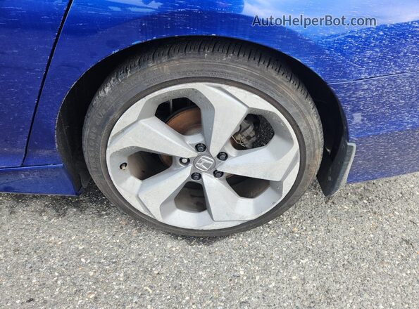 1HGCV1F3XJA253958 2018 HONDA ACCORD Blue 