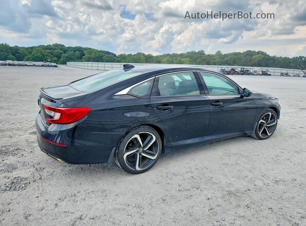 1HGCV1F3XKA002570 2019 HONDA ACCORD Black Rear right