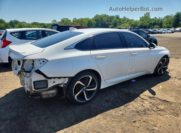 1HGCV1F3XKA050022 2019 HONDA ACCORD White Задня права чверть