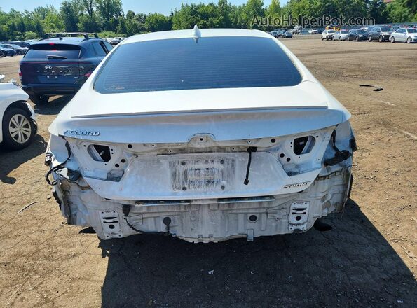 1HGCV1F3XKA050022 2019 HONDA ACCORD White Вид ззаду