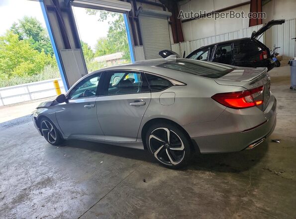 1HGCV1F3XLA101312 2020 HONDA ACCORD Silver Հետևի ձախ
