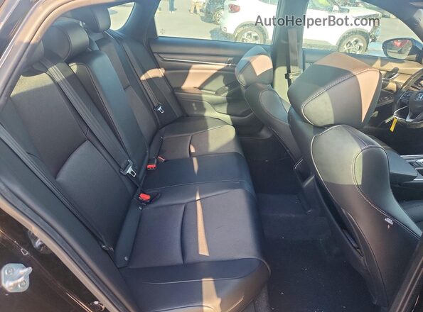 1HGCV1F3XNA063695 2022 HONDA ACCORD Black Вид задніх сидінь