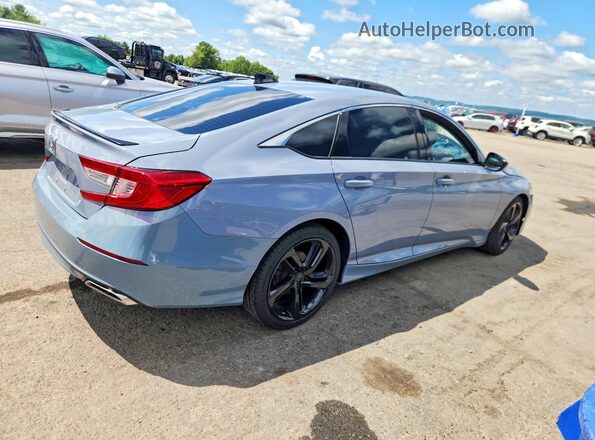 1HGCV1F40NA033761 2022 HONDA ACCORD Blue Tył prawy