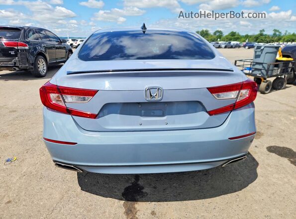 1HGCV1F40NA033761 2022 HONDA ACCORD Blue Widok z tyłu