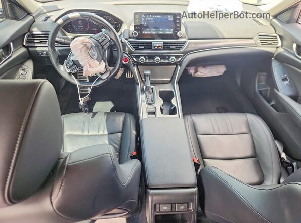 1HGCV1F40NA033761 2022 HONDA ACCORD Blue Widok deski rozdzielczej