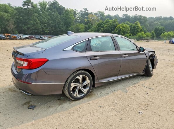 1HGCV1F41JA099150 2018 HONDA ACCORD Gray Задня права чверть