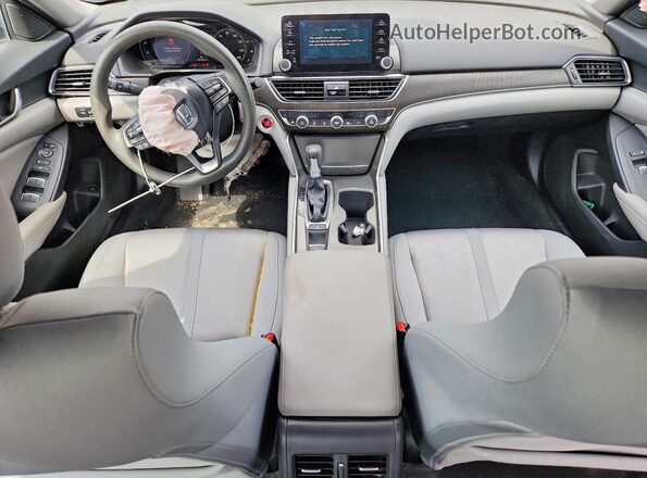 1HGCV1F41JA099150 2018 HONDA ACCORD Gray Вид панелі приладів
