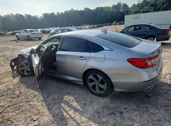 1HGCV1F41JA099455 2018 HONDA ACCORD Silver Trasero izquierdo