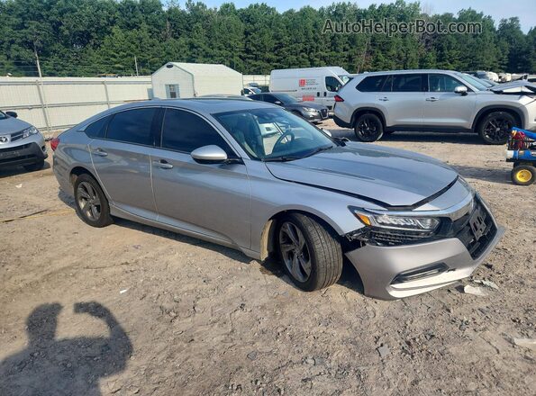 1HGCV1F41JA099455 2018 HONDA ACCORD Silver Delantero derecho