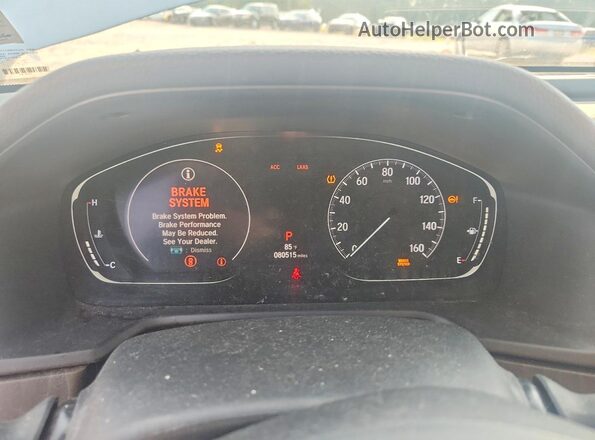 1HGCV1F41JA099455 2018 HONDA ACCORD Silver Vista del cuadro de instrumentos