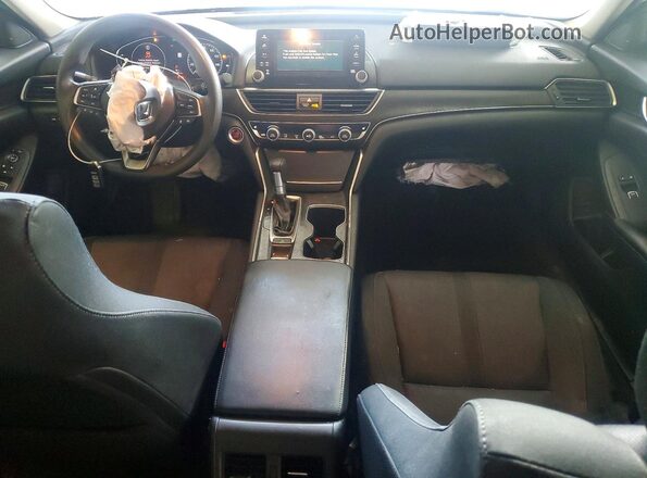 1HGCV1F42JA061877 2018 HONDA ACCORD White Առջևի վահանակի տեսք