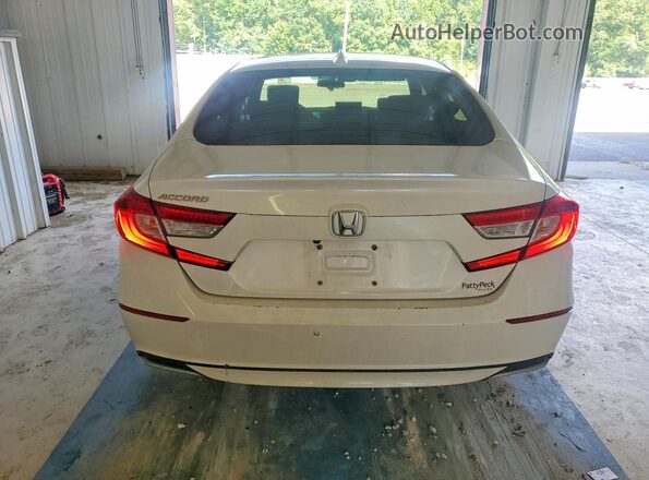 1HGCV1F42JA061877 2018 HONDA ACCORD White Հետևի տեսք