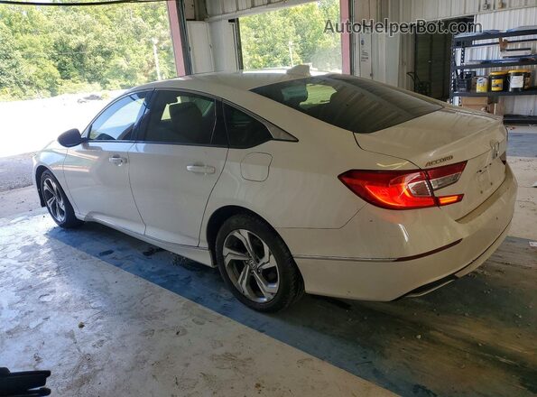 1HGCV1F42JA061877 2018 HONDA ACCORD White Հետևի ձախ