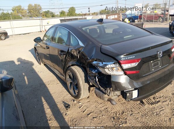 1HGCV1F42KA111887 2019 HONDA ACCORD Black Задня ліва чверть