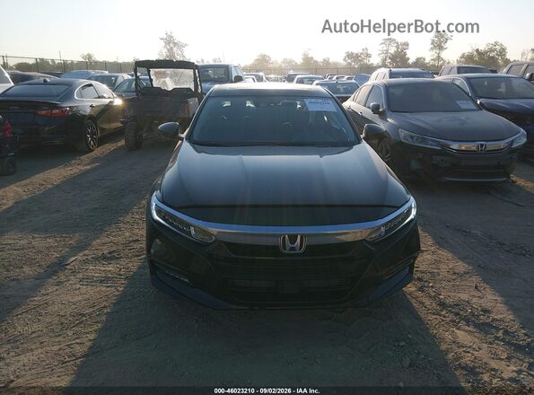 1HGCV1F42KA111887 2019 HONDA ACCORD Black Вид задньої частини салону