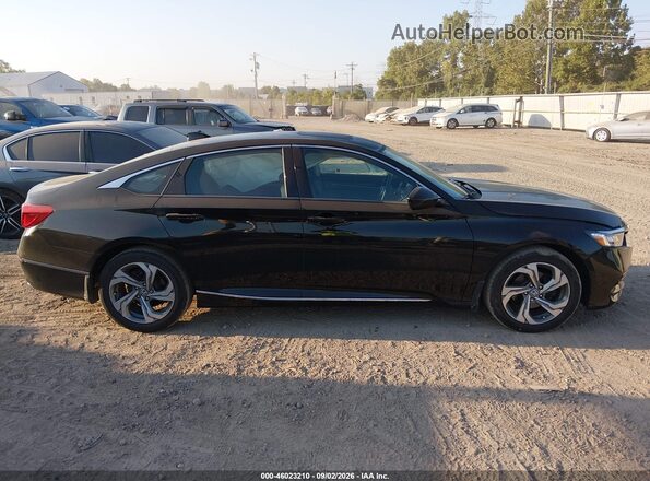 1HGCV1F42KA111887 2019 HONDA ACCORD Black Панорамний вид салону 360°