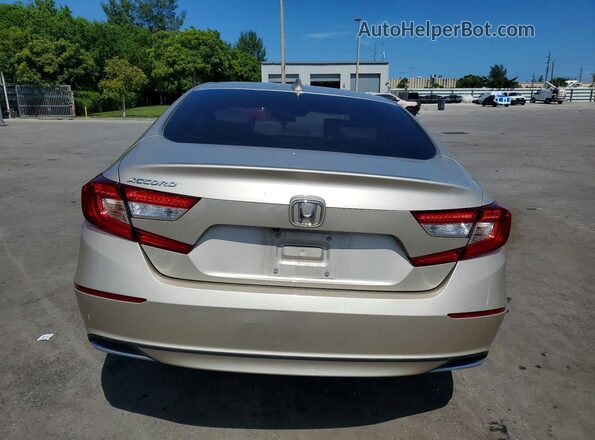 1HGCV1F42LA089553 2020 HONDA ACCORD Beige Vista trasera
