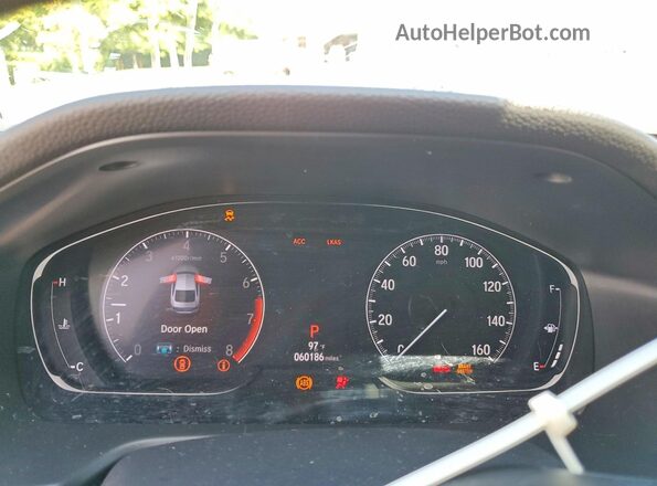 1HGCV1F42LA089553 2020 HONDA ACCORD Beige Vista del cuadro de instrumentos