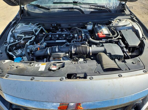 1HGCV1F43KA033846 2019 HONDA ACCORD Silver Vista interior trasera