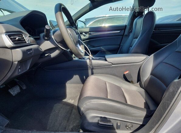 1HGCV1F43KA033846 2019 HONDA ACCORD Silver Vista interior delantera