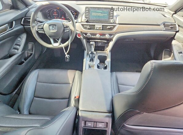1HGCV1F43KA033846 2019 HONDA ACCORD Silver Vista del salpicadero