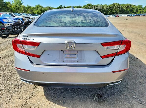 1HGCV1F43KA033846 2019 HONDA ACCORD Silver Vista trasera
