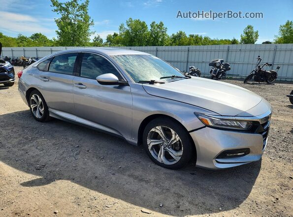 1HGCV1F43KA033846 2019 HONDA ACCORD Silver Delantero derecho