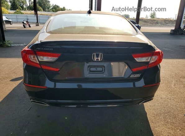 1HGCV1F43MA005662 2021 HONDA ACCORD Black Vista trasera