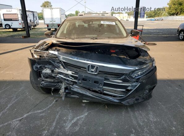 1HGCV1F43MA005662 2021 HONDA ACCORD Black Vista frontal