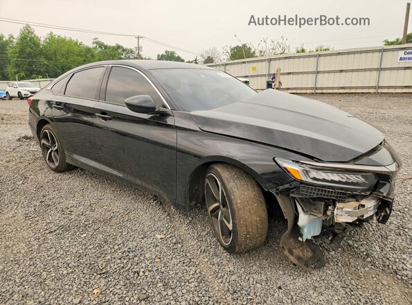 1HGCV1F43NA047525 2022 HONDA ACCORD Black Առջևի աջ