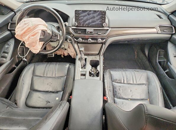 1HGCV1F43NA047525 2022 HONDA ACCORD Black Առջևի վահանակի տեսք
