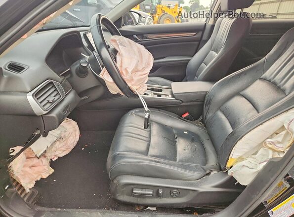 1HGCV1F43NA047525 2022 HONDA ACCORD Black Սալոնի դիմացի տեսք