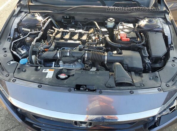 1HGCV1F44LA126764 2020 HONDA ACCORD Gray უკანა სალონის ხედი