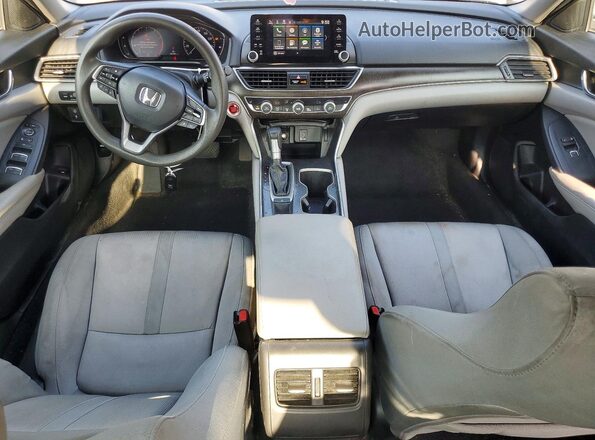 1HGCV1F44LA126764 2020 HONDA ACCORD Gray წინა პანელის ხედი