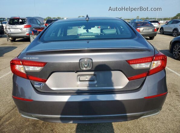 1HGCV1F44LA126764 2020 HONDA ACCORD Gray უკანა ხედი