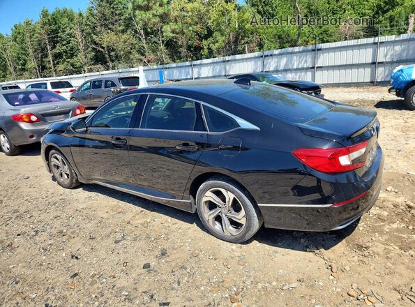 1HGCV1F45KA021861 2019 HONDA ACCORD Black Задня ліва чверть